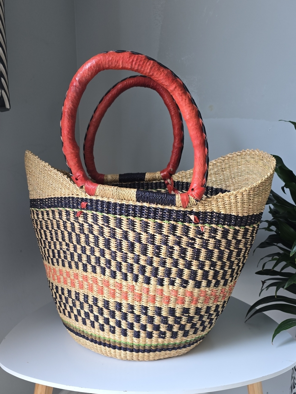 06 Handmade U Shopper Basket